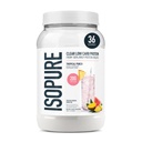 Isopur Clear Whey Isolate Protein Powder, Lactosefrei, Glutenfrei, Natürlich aromatisiert, Tropical Punch, 20g Protein Per Serving, 1.9 Lbs, 36 Servierungen (Verpackung Mai Vary)