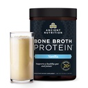 Ancient Nutrition Grass Fed, Cage Free, Knochen Broth Protein Powder, 20g Protein, Hydrolysed Collagen Peptides, Keto & Paleo Friendly, Unterstützt Joint, Gut Health, Vanilla, 20 Portionen