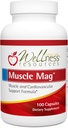 Mag musculaire - Formule de magnésium hautement absorbante pour la santé musculaire - avec le malate de magnésium et le glycinate (100 capsules)