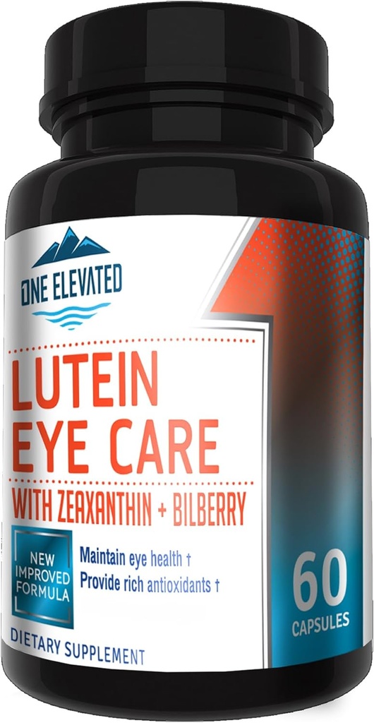 Neu verbesserte Super Strength Eye Care Formel - Höchste pharmazeutische Klasse Lutein, Zeaxanthin, Bilberry - Größte Bioverfügbarkeit – Reiche Antioxidantien - arbeitet synergistisch für optimale Ergebnisse