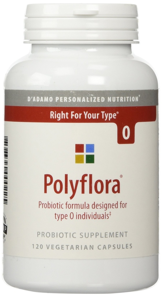 D'Adamo Personalisierte Ernährung Polyflora O, 120 Zähler