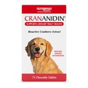 Nutramax Laboratories Crananidin Cranberry Extrakt Urinary Tract Health Supplement für Hunde, 75 Kaubare Tabletten