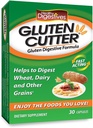 Healthy Digestives Gluten Cutter Enzyme Formula - Helps Improve Your Bodies Gluten Digestion and Assist in Breaking Down Wheat, Dairy and Other Grains - Capsules - 30 Servings