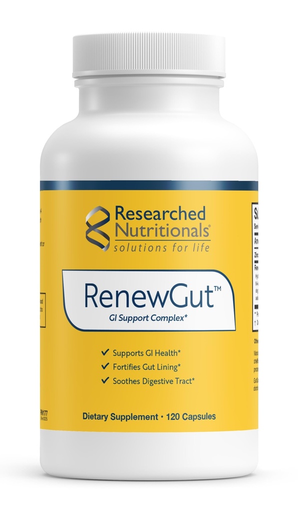 Renouveaus nutritionnels recherchésComplexe gastro-intestinal pour soutenir le collagène, les niveaux d'histamine sains et la santé digestive - Collagène Peptides, Zinc Carnosine, DGL & N Acétyl Glucosamine (120 capsules)
