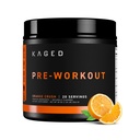 Kaged Original Pre Workout Powder (pré-entraînement) Orange Crush (pré-entraînement) avec Créatine, Beta Alanine, L-Citrulline, BCAAs (pré-entraînement) 274 mg de caféine biologique (pré-entraînement) 20 portions