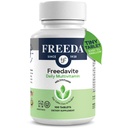 Freedavite Tiny Tablet - Moderate Multivitamin für Männer und Frauen - Vitamin A, C, D, E, B1, B2, B6, B12, Biotin, Calcium, Zink, Eisen, Magnesium, Manganese, Kupfer, Selen, Iodine - 100 Count