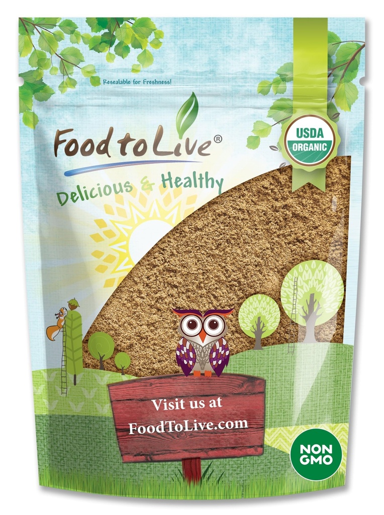 Nourriture à vivre - Poudre Camu biologique, 2 livres - Non-OGM, Kosher, Raw, Vegan Superfood, Bulk, Non-ionné, Pure, Idéal pour la cuisson et les boissons