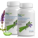 AloeCure VeraFlex Natural Joint Health Supplement mit USDA Organic Aloe Vera - Pflanzenbasierte Kapseln zur Unterstützung von Joint Comfort, Mobilität und Flexibilität - 60 Kapseln x 2 Btls