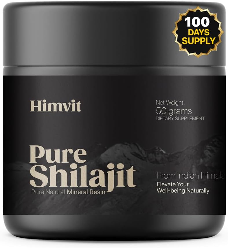 Résine chilajit biologique pure himalayenne avec rapport de laboratoire Super haute puissance pour les hommes et les femmes Acide fulvic et minéraux traces Supplément d'acide humique Résine supporte l'énergie, le métabolisme et l'immunité
