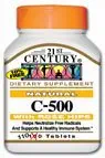 21st Century C 500 Mg mit Rose Hips Tablets, 110 Count (Pack von 2)