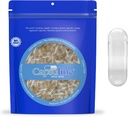 Capsuline Size 000 - Clear Empty Vegan Capsules - 5,000 Count - Empty Veggie Pill Capsules - DIY Vegetable Capsule Filling - Empty Caps - Kosher and Halal Certified - Non-GMO Certified