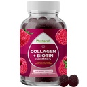 Hydrolysierte Collagen Peptide für Frauen mit Biotin - Haar, Haut und Nägel Vitamine für Elastizität, Vitalität & Hydration Gummie - Natürlich Sourced Biotin und Kollagen für Frauen - 90 Count