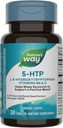 Nature's Way 5-HTP, L-5-Hydroxytryptophane, aide à faire de la sérotonine pour promouvoir une perspective positive*, vitamine B6, vitamine C, extrait de haricots Griffonia, 30 comprimés (paquetage mai Vary)