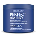 BodyHealth PerfectAmino Powder - BCAA et EAA Powder for Pre and Post Workout - Boisson d'énergie acide amino pour les hommes et les femmes pour soutenir les muscles maigres et la récupération - Vanille - 30 portions