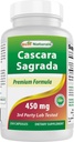 Meilleurs Naturels Cascara Sagrada 450 mg 250 Capsules