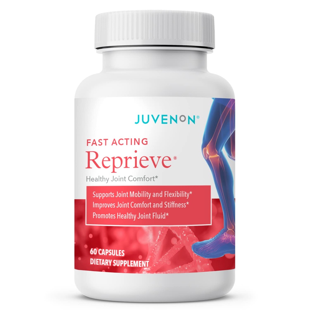 Juvenon Reprieve Capsules (60 Kapseln) - Schnell-Acting, Joint Comfort Supplement und effektive gemeinsame Support-Lösung, Forschung Verifiziert