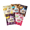 FlavCity All in One Protein Shake Powder Packets - On the Go Food Alternative + 25g Protéines et 10g Collagène, fait avec des champignons bio Reishi et Cordyceps - Pas de sucres ajoutés, variété 10 Pack
