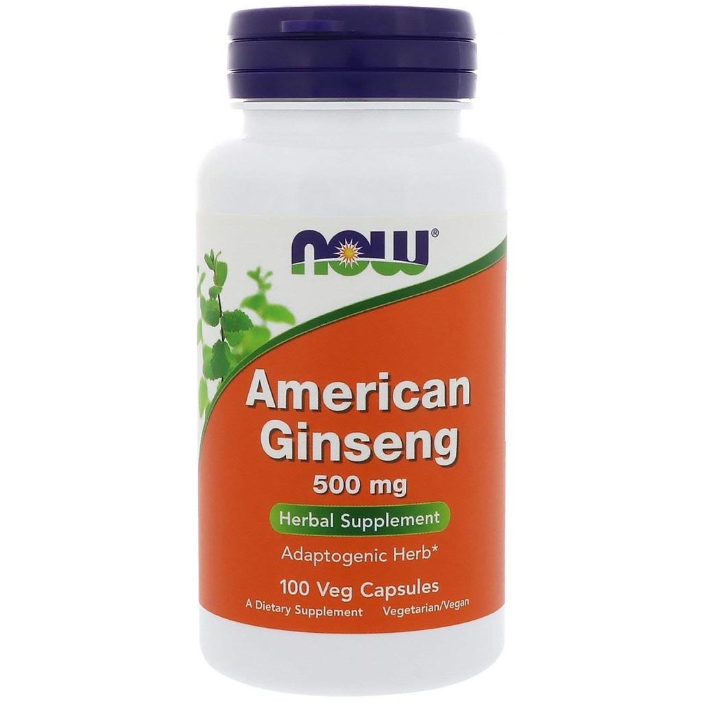 MAINTENANT Ginseng américain, 100 capsules (paquet de 2)