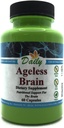 Tägliche Herstellung Ageless BrainTM (Methylfolat, B12, Resveratrol, Lutein, Zeaxanthin, Ashwagandha Extract, Curcumin, Astaxanthin & Inulin)