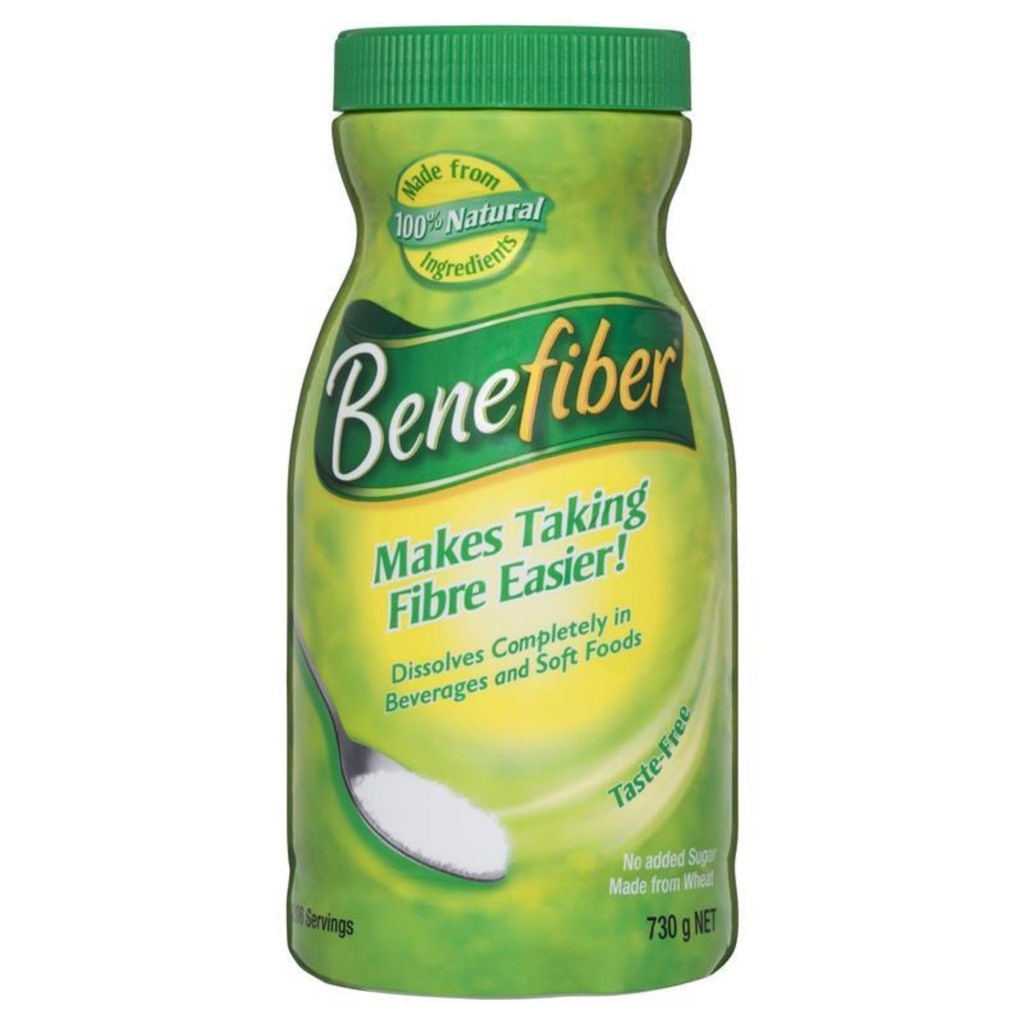 Benefiber 730gm Jumbo 25.75oz Supplément de fibre poudre 208 sert