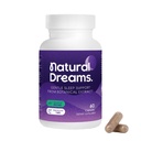 Univera 1mg Mélatonine, Rêves naturels, ingrédients botaniques et à base de plantes, soutien qualité du sommeil, rafraîchir le matin, 250mg Maizinol, aide au sommeil (60 capsules, 30 jours d'approvisionnement)