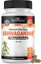 BioSchwartz Ashwagandha Suppléments - Extra Strength Ashwagandha Capsules 500mg par portion - Sans gluten, sans OGM, fabriqués aux États-Unis avec des ingrédients d'origine mondiale, 60 portions (120 Nombre)