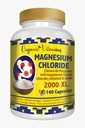 Magnesiumchlorid (cloruro de magnesio) 140 Kapseln - Hohe Absorption Magnesium-Ergänzung mit Citrat, Chelat und Oxide hohe Potenz Mg. leicht zu schwanken, Non-GMO