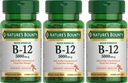 Nature's Bounty Vitamin B-12 5000 mcg, 40 Schnellauflösen Tabletten (Pack von 3)