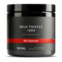 Thistle de lait Toniiq - Extrait ultra-haute puissance 50:1 avec 80% de Silymarin - hautement concentré - Laboratoire tiers testé - 240 capsules