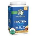 Bio Pflanzenbasiertes Proteinpulver | Vegan Bioproteinpulver mit BCAA Aminosäuren & Hanf Samen Pea Blend | Non-GMO Soy Dairy Filler & Gluten Free (Chocolate Peanut Butter, 30 Portionen)
