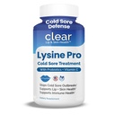 Lysine Kalte Sore Behandlung für Lippen – mit Lactobacillus Rhamnosus, Acidophilus und Vitamin C – Kalte Sore Ergänzung für Lip & Haut Gesundheit, Immununterstützung & Prävention – 360 Kapseln