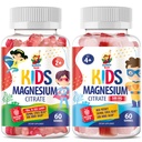 Magnesiumgummis für Kinder & Erwachsene - Kalm Magnesium Kaugummis - Magnesium Citrat Kaubare Ergänzung für Mood & Muskelunterstützung