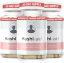 IBDassistTM Hashi Aid Schilddrüse Unterstützung für Frauen und Männer - Schilddrüsen-Ergänzung für Hashimoto's Disease & Hypothyroidism* - mit Ashwagandha, Selen, Zink, essentielle Vitamine & More - 30 Kapseln (3 Packung)