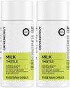 OxyEnergy Silymarin Milchdistel 300mg Extrakt mit Vitamin C, Inositol & Pueraria, Liver Detox & Repair Support, Antioxidans Support,90 Kapseln,Pack von 2