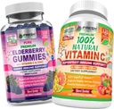 Elderberry Gummis und natürliches Vitamin C - Bundle