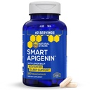 Apigenin supplément pour le sommeil - 50mg Apigenin & 600mg Baume de citron - Melatonine Aide au sommeil gratuit - avec extrait de fleur de passion pour le soutien du stress* - 120 Capsules de baume de citron