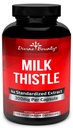 Göttliche Bounty reine Milchdistel Kapseln-Ergänzung - Eine Potent 1200mg Milchdistel-Ergänzung mit 4X konzentrierten Extrakt (standardisiert) 120 vegetarische Kapseln