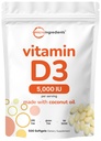 Micro-ingrédients Vitamine D3 5 000 UI, 500 softgels