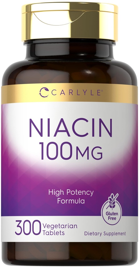 Carlyle Niacin 100mg.300 comprimés végétariens.