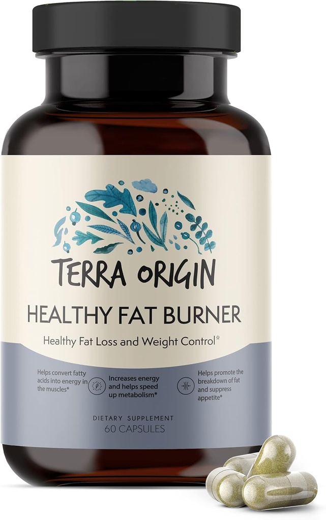 TERRA ORIGIN Metabolism Boost & Fat Loss - Aminosäuren und natürliche Pflanzenextrakte zur Steigerung von Energie und Stoffwechsel, Block Cravings, Stoppen Sie neue Fat Storage*
