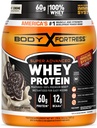 Body Fortress Super Advanced Whey Protein Powder, Cookies N’ Creme, 60g Protein & 12g BCAAs Pro 2 Scoops, Muskelaufbau & Erholung, Immununterstützung mit Vitaminen C & D, 1.78lbs (Packaging May Vary)