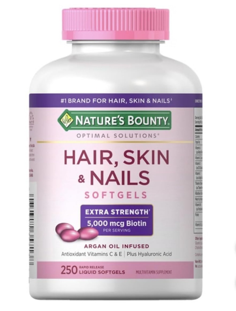 Natur Bounty Hair, Haut und Nägel, 250 Softgels (2 Pack)