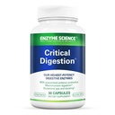Enzyme Science Critical Digestion - Verdauungsenzyme für Frauen und für Männer mit Probiotika - Hohe Potenzunterstützung für Verdauung - Verdauungsgesundheit – Enzimas digivas y probioticos - 30 Kapseln