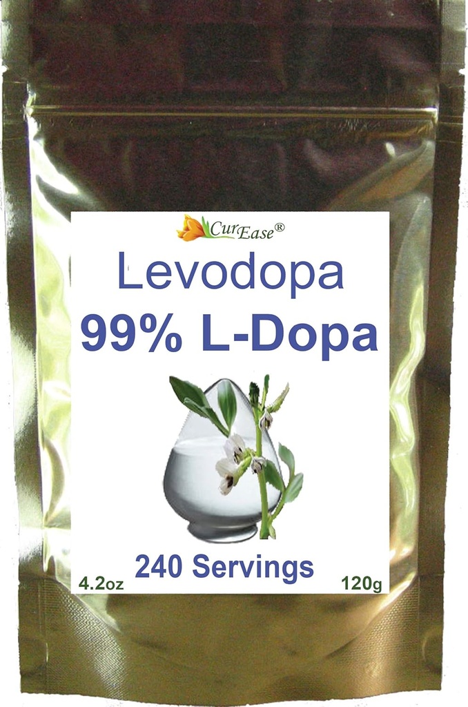 l-dopa Powder - 99% Mucuna Pruriens Extract - Natural Velvet Bean - 2.4oz. - 240 Servings