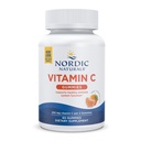 Nordic Naturals Vitamin C Gummis, Tart Tangerine - 60 Gummis - 250 mg Vitamin C - Immununterstützung, Antioxidantienschutz, Kinderwachstum & Entwicklung - Non-GMO, Vegan - 30 Servietten