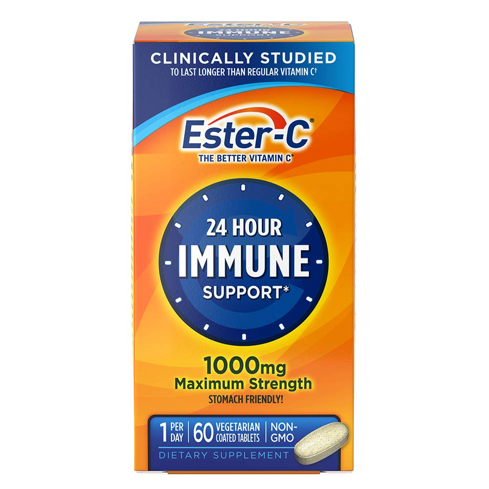 Ester-C Vitamin C, 1.000 mg, 60 beschichtete Tabletten (Packaging May Vary)