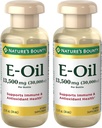 Huile de vitamine E de Bounty de la nature, soutient l'immuno & antioxydant, 30 000UI vitamine E, topique ou orale, 2,5 fl Oz (paquet de 2)