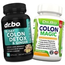Colon Cleanser Detox Supplement Capsules - 15 jours Colon Cleanse Pills & Probiotic Herbal Formula - Suppléments quotidiens de mouvement Bowel pour l'estomac intestinal Bloating Digestive Gut Cleaning Support