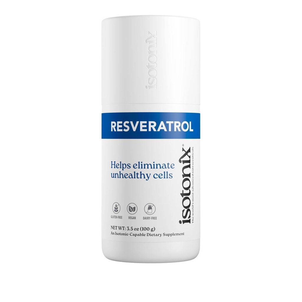 Isotonix Resveratrol Ergänzung mit Resveravine, BioVin und VitaBlue für zelluläre Gesundheit, Antioxidantienschutz und Herz-Kreislauf-Unterstützung - 30 Servietten