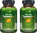 Irwin Naturals Corps entier Turcuma + complexe Curcumin C3 - 60 liquides Soft-Gels, paquet de 2 - soutient le mieux-être de corps entier - 60 Total des services
